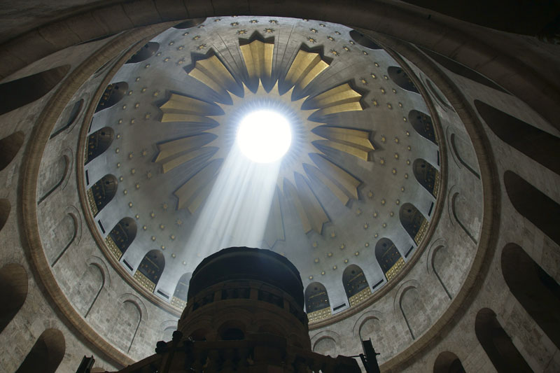 Bazylika Grobu bożego w Jerozolimie, fot. Paweł Kubisztal, kwiecień 2013